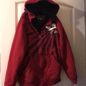 Tony Hawk zipper front hoodie L(14-16)